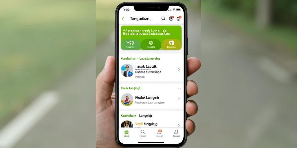 Tampilan antarmuka Y89 dengan fitur pelacakan langkah yang intuitif.
