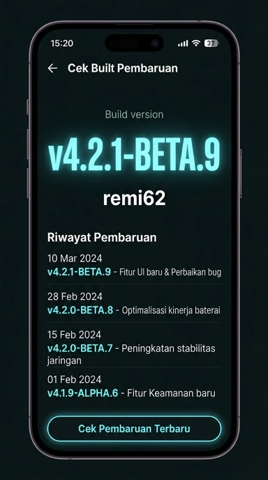 Riwayat Versi remi62 untuk Android Anda